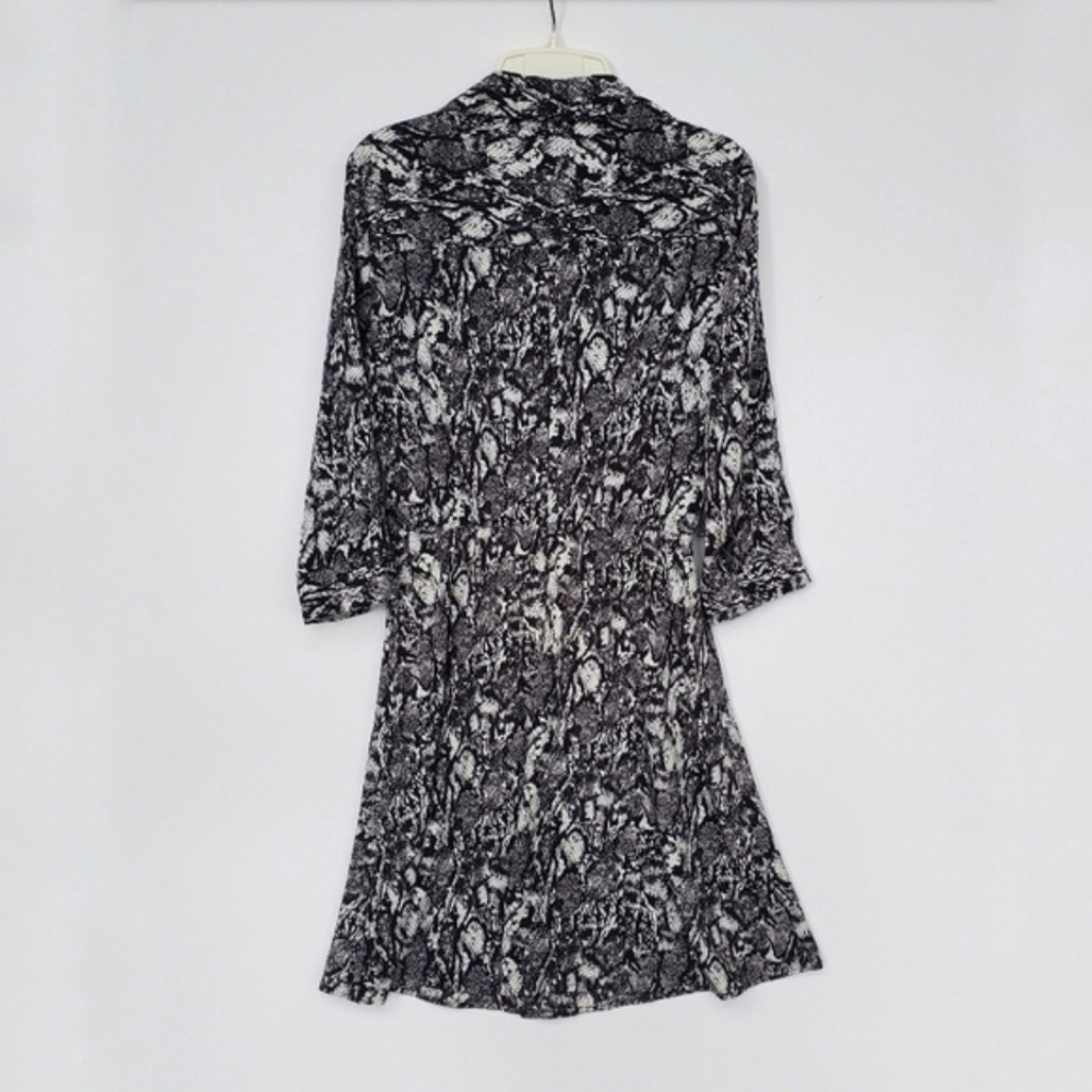 AGB Snakeprint B&W Shirt dress Sz 4 - EUC - Picture 5 of 8